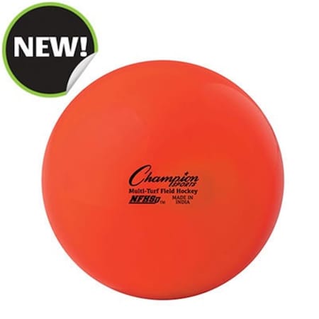 Champion Sports 2.75 in. Field Hockey Balls, Orange FHB1OR